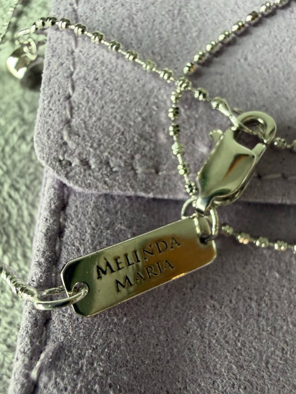 Melinda Maria Ashley Venice Necklace in Silver - NWT - Picture 7 of 8